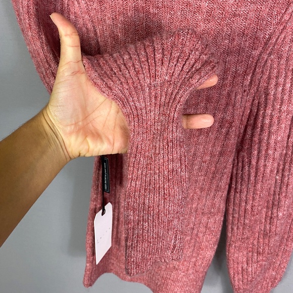 Leith Womens Juliet Sleeve Knit Sweater in Red Chili Size XXS - Picture 6 of 9